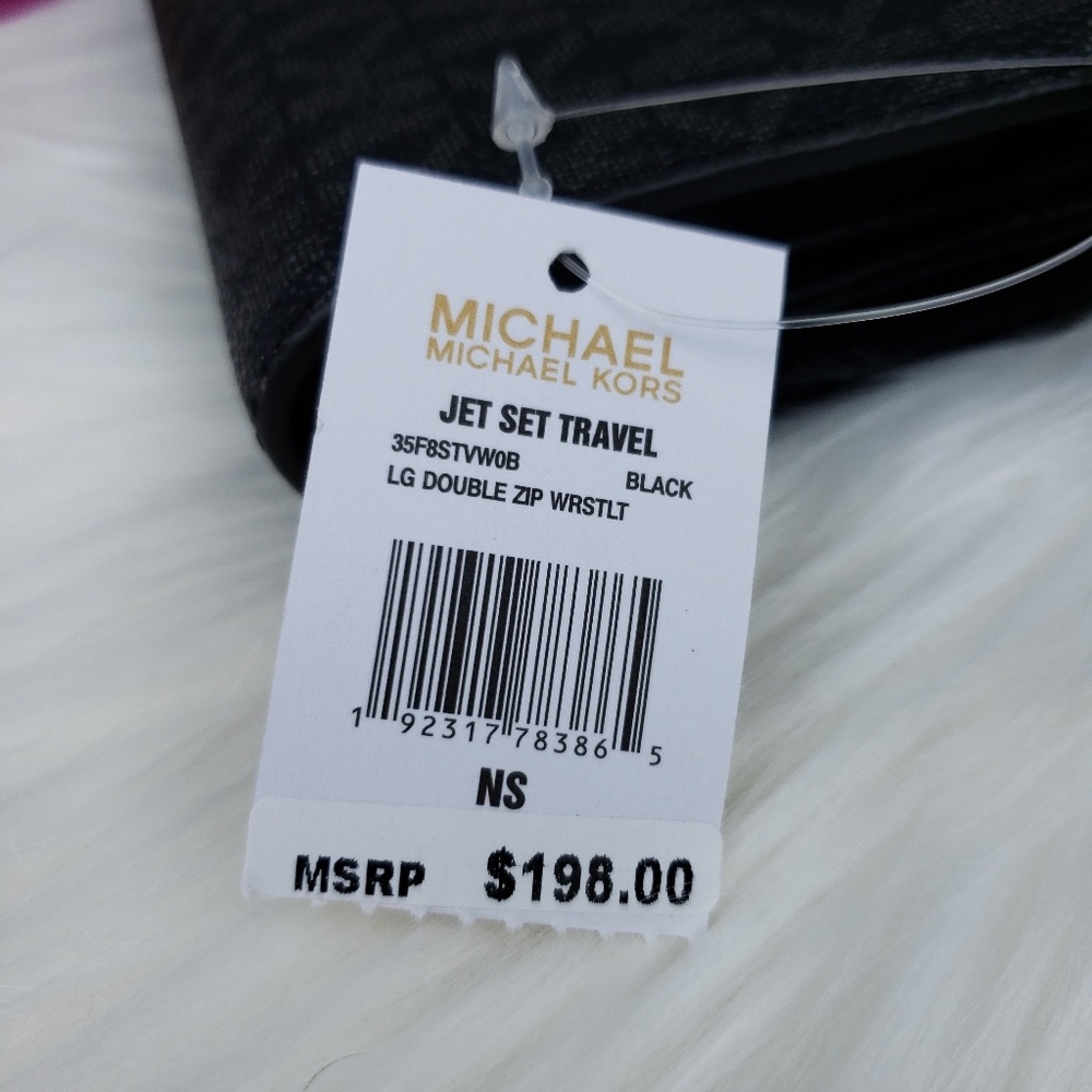 🌺NWT Michael Kors double zip wristlet wallet MK - Picture 7 of 7